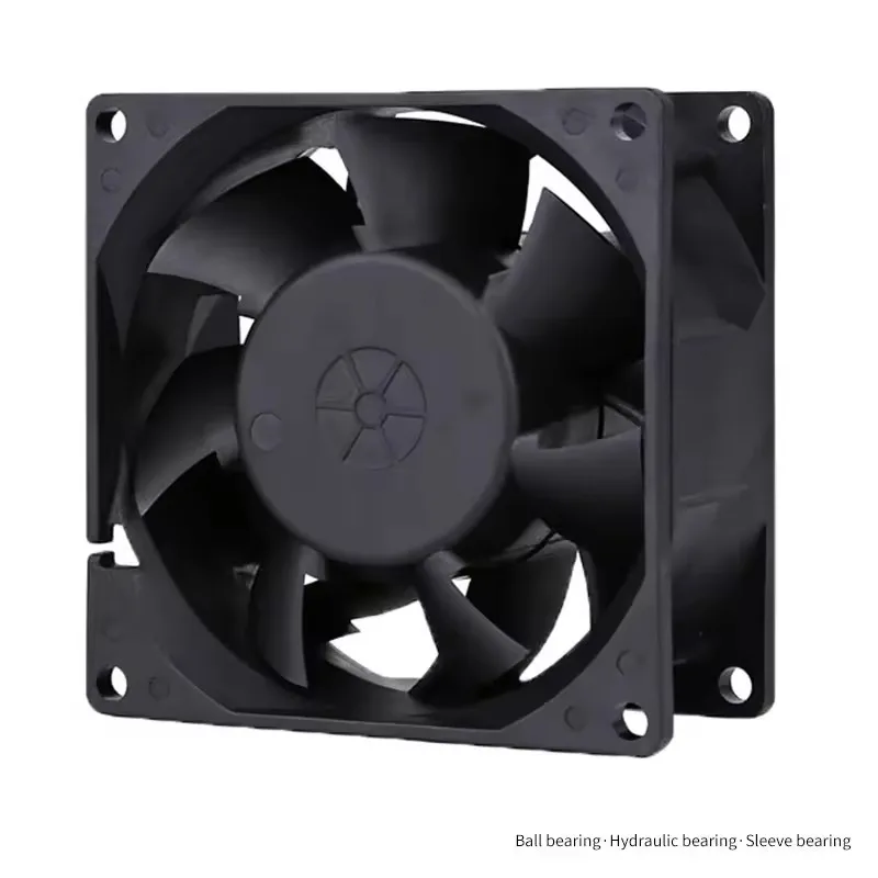 High Air Flow Good Quality 4000-8500RPM 8038 80*80*38mm 12-48v 6w 0.5A 8038-A DC Cooling Fan