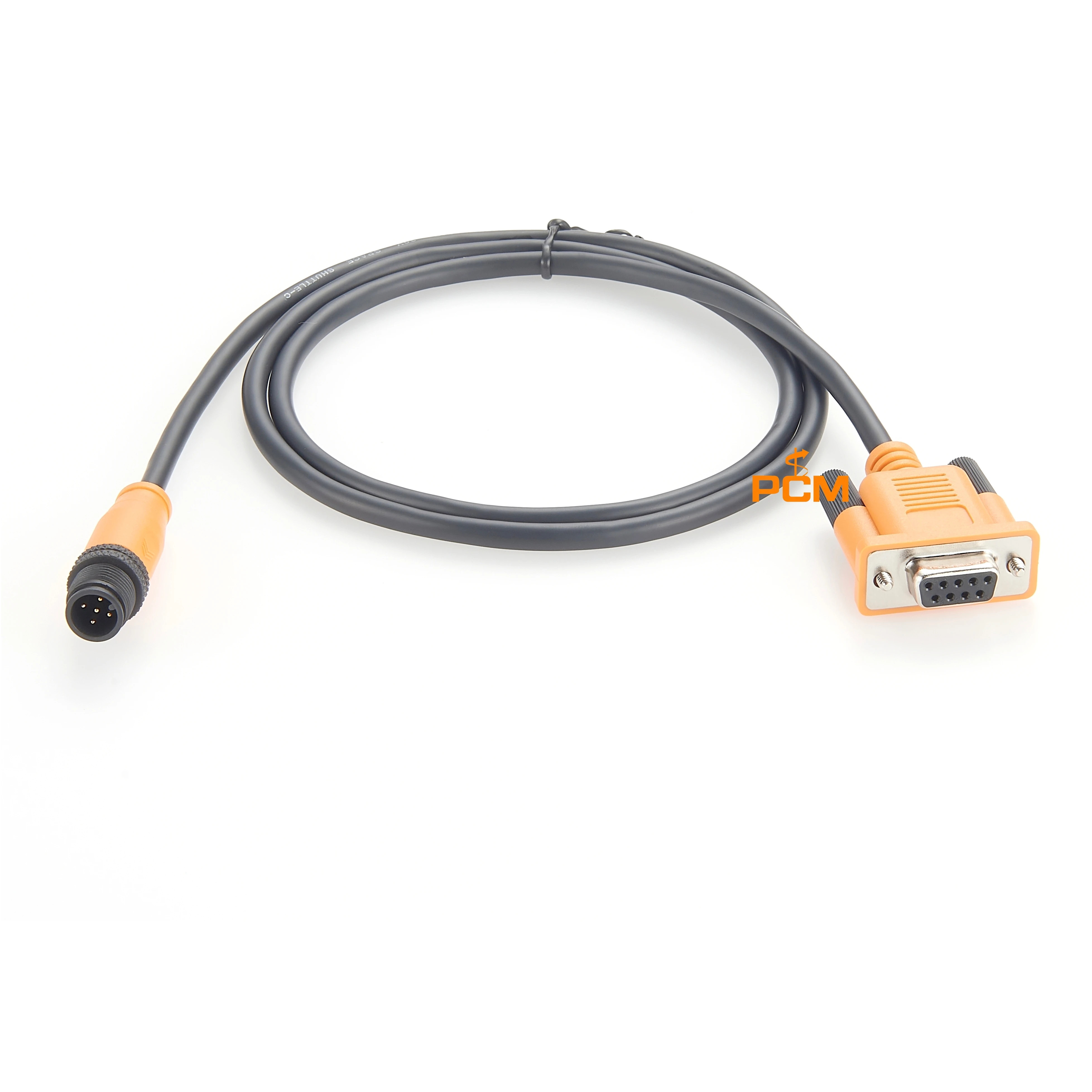 IP67 M12 A-code 5-pins mannelijk naar DE-9 D-sub DB9 adapterkabel voor RS232 CANopen CAN Bus N2K DeviceNet Sensor PLC Barcodescanner