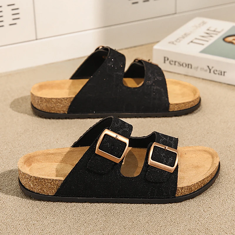 

Summer Camping Slippers for Men Portable Light Structure Soft Sole Anti Slip Open Toe Slides for Outdoor Camping and Picnic