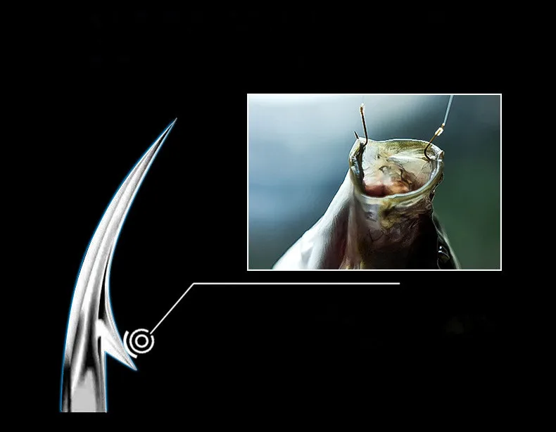 Nouveau Double crochet haute qualité hameçon avec barbe pas facile à tomber 10 pièces/sac 5 #   6 #   7 #   8 #   9 #   10 #   Hameçon de pêche pour matériel de pêche