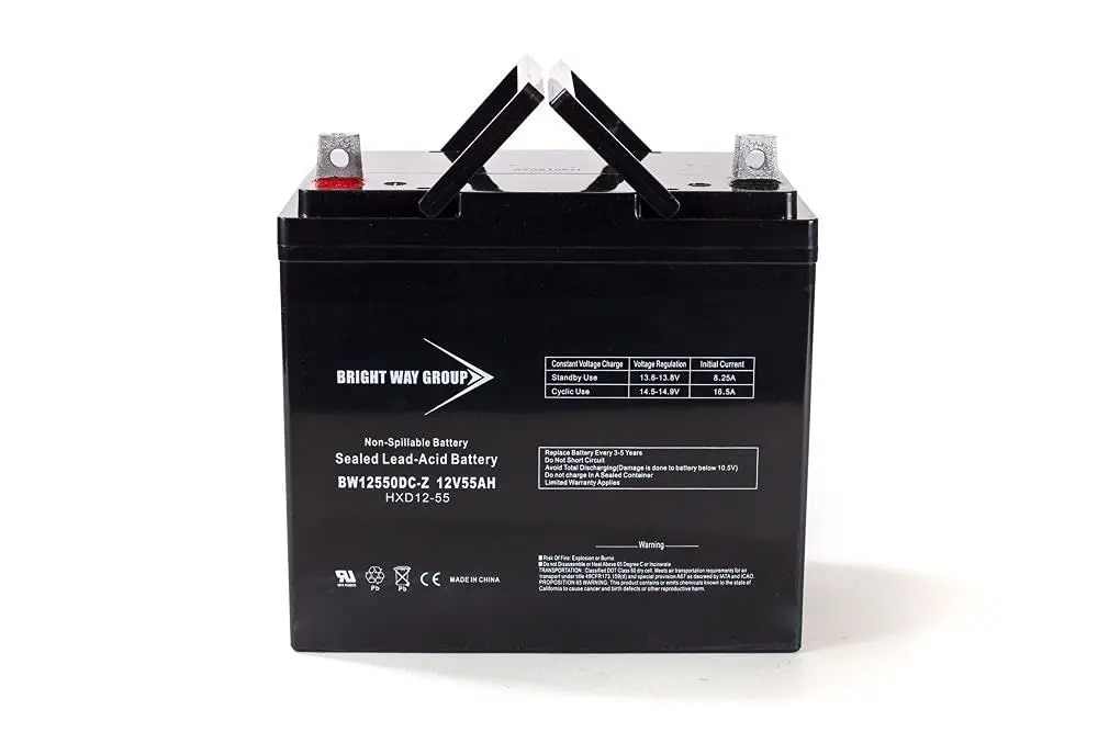 12V 55AH SLA Battery Replacement for UPS & Solar System, Customized