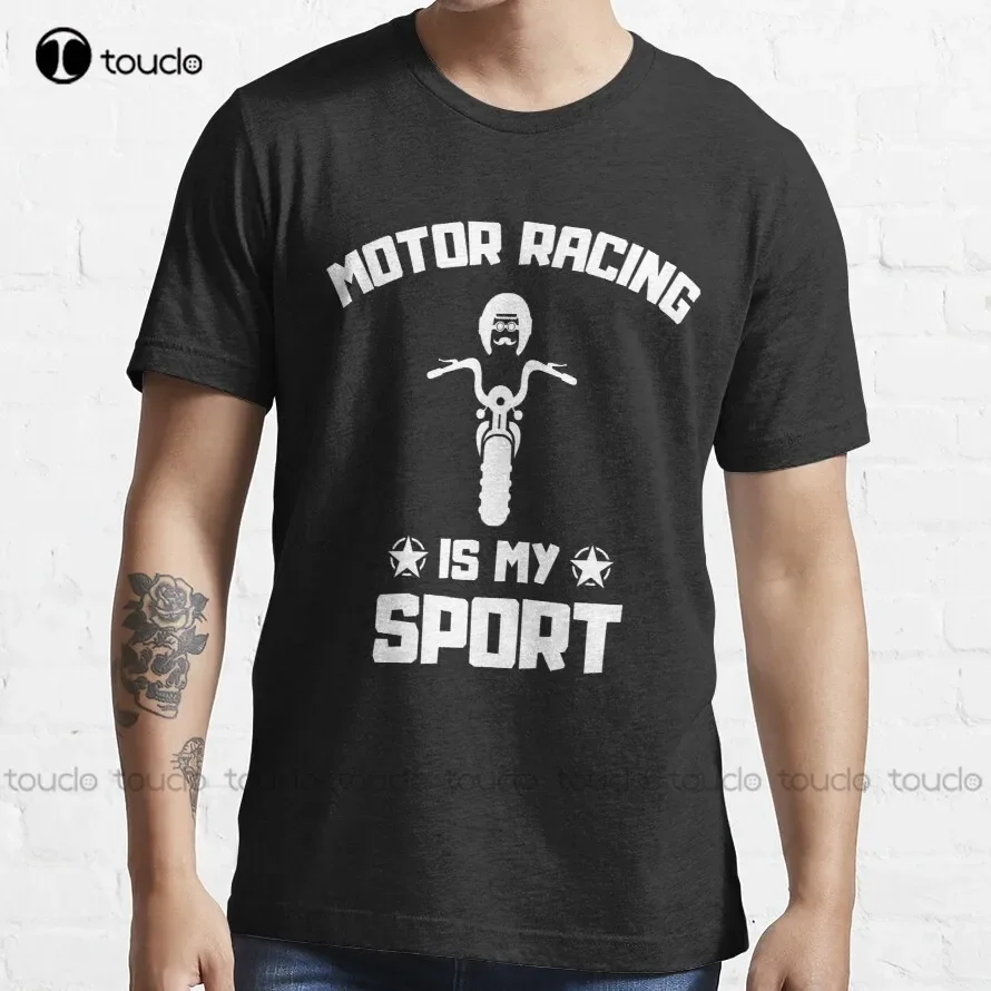 Camiseta de carreras de motor es mi deporte, camisetas gráficas para hombres, moda creativa, ocio, divertida camiseta Harajuku, regalo personalizado, Xs-5Xl Retro