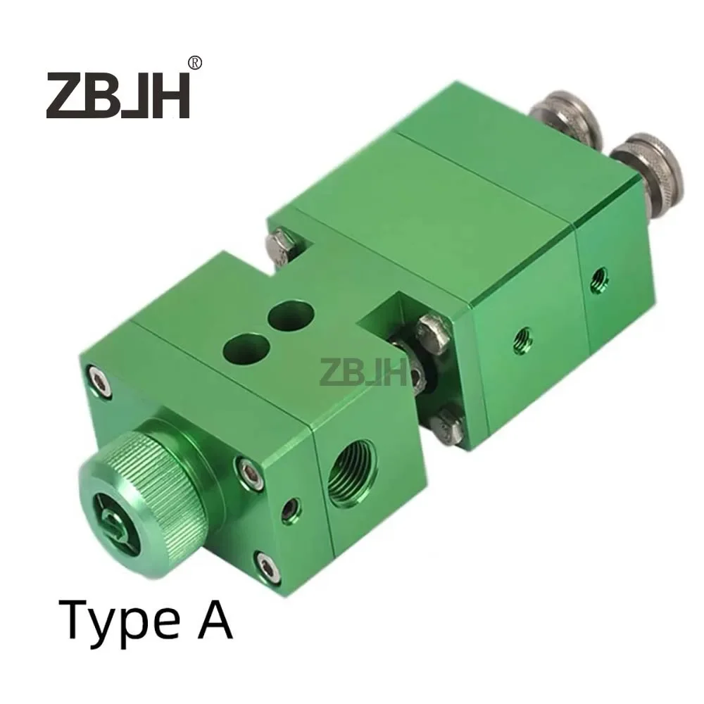 ZB-34AB High pressure dispensing valve Double liquid thimble type Quantitative AB double liquid glue valve