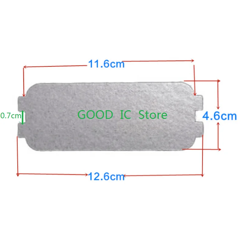 5 قطعة صفائح الميكا 150X120 مللي متر = 15x12 سنتيمتر 116X46 103X60.1 مللي متر 108X99 مللي متر 10.5X6.5 سنتيمتر ملحقات فرن الميكروويف لوح الميكا ، مقاوم للبقع الزيتية