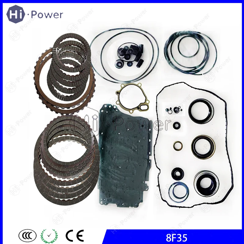 

8F35 Auto Transmission Clutch Friction plate Overhaul Kit For Ford 8 Speed car gearbox disc seal kit