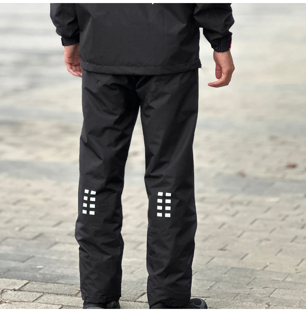 WOSAWE Radfahren Regenhose Outdoor Regenschutz Hosen Motorrad Klettern Camping Radfahren Sport Berg Regen Hosen Überschuhe – Detail 5
