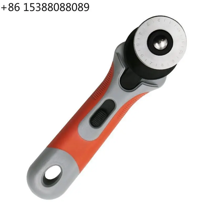 45mm Rotary Cutter Tool Set High Speed Steel Round Blade Leather Fabric Patchwork Rolling Cutting Wheel Knife(1pcs)