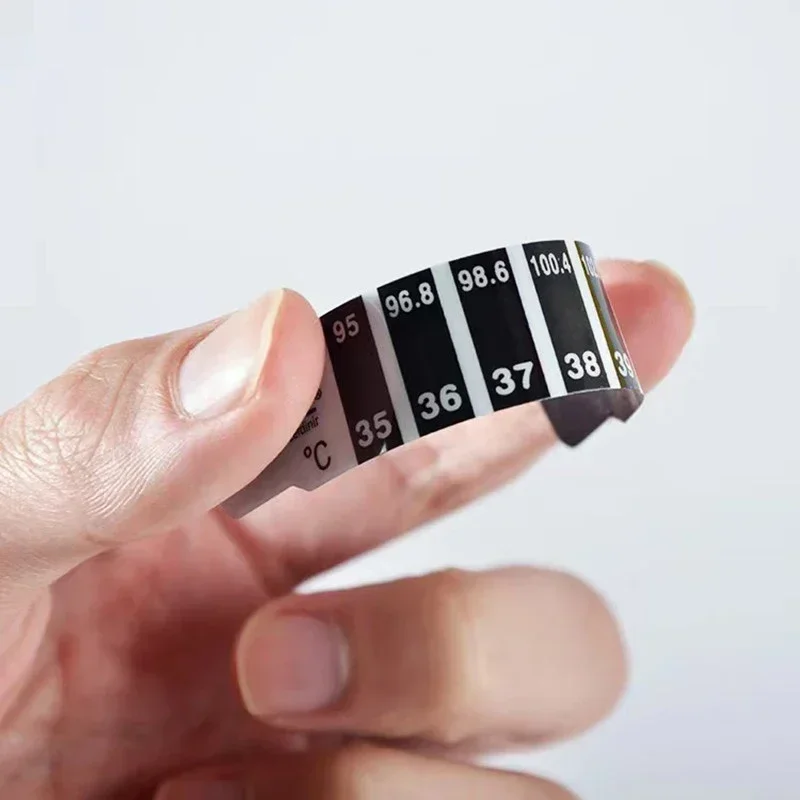 

10/20 шт. Термометры-наклейки для лба: для измерения температуры тела, молока, воды, при лихорадке, для младенцев и детей, для ухода за ребенком