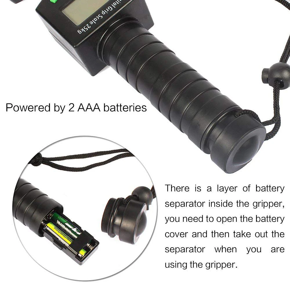Pinza de pesca de acero inoxidable con pantalla LED y báscula digital