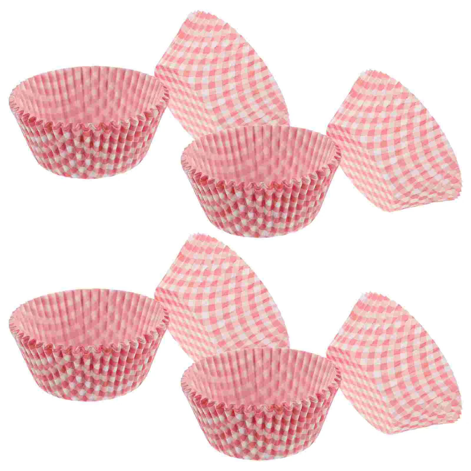 

100 Pcs Cake Cups Baking Oil Absorbing Paper Holder Decoration Birthday Bakery Cupcake Liners Holders Flower Pot Dessert