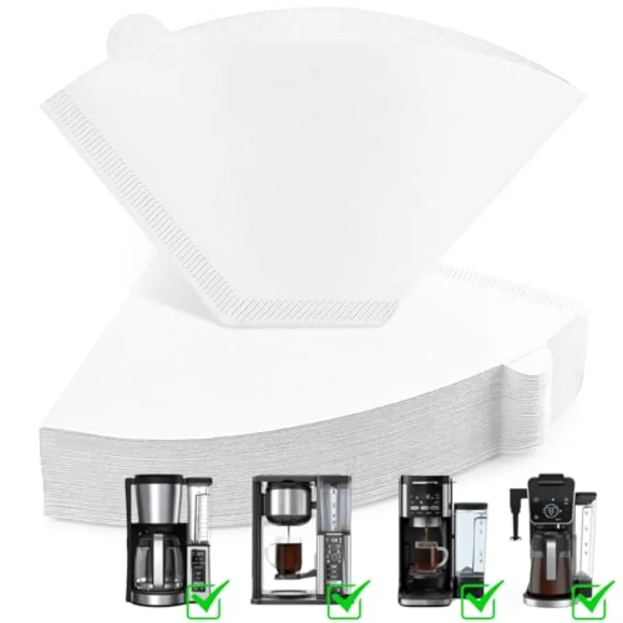 Coffee Filters #4-120 PCS Cone Coffee Filters Compatible with Ninja Coffee Filter Paper CE251, CM401, CFP307, CFN601 Coffee Mak