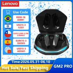 Original Lenovo GM2 Pro 5.3 Earphone Bluetooth Wireless Earbuds Low Latency Headphones HD Call Dual Mode Gaming Headset With Mic