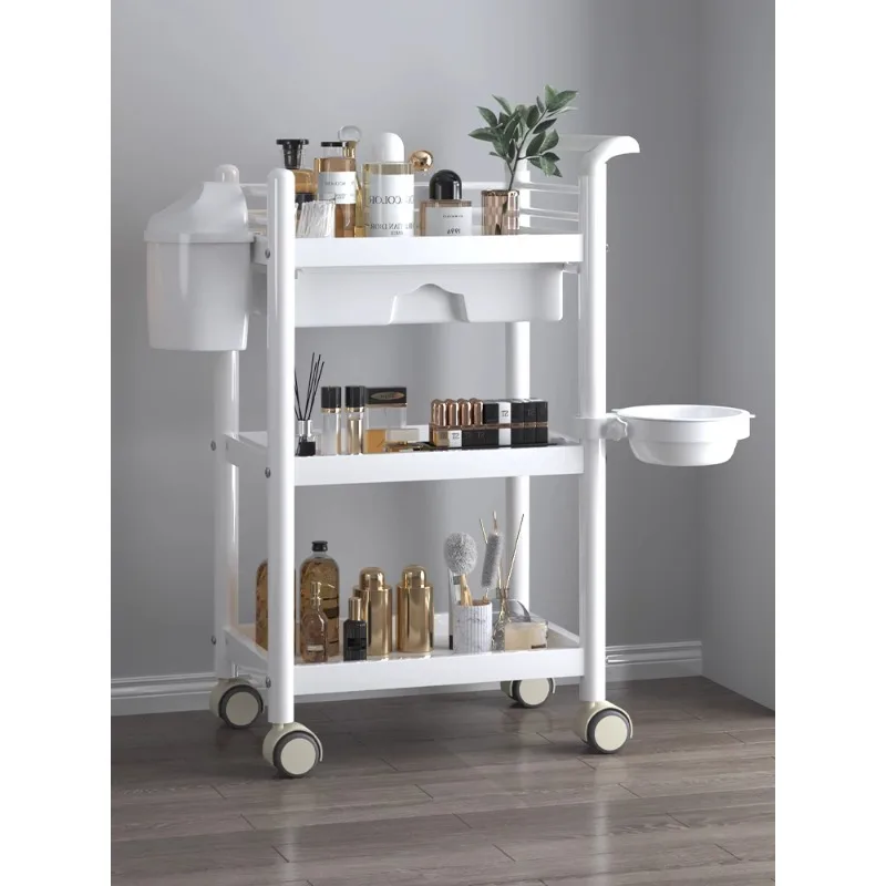 Beauty cart, beauty salon special hand cart, beauty small bubble instrument, treatment cart, trolley storage rack