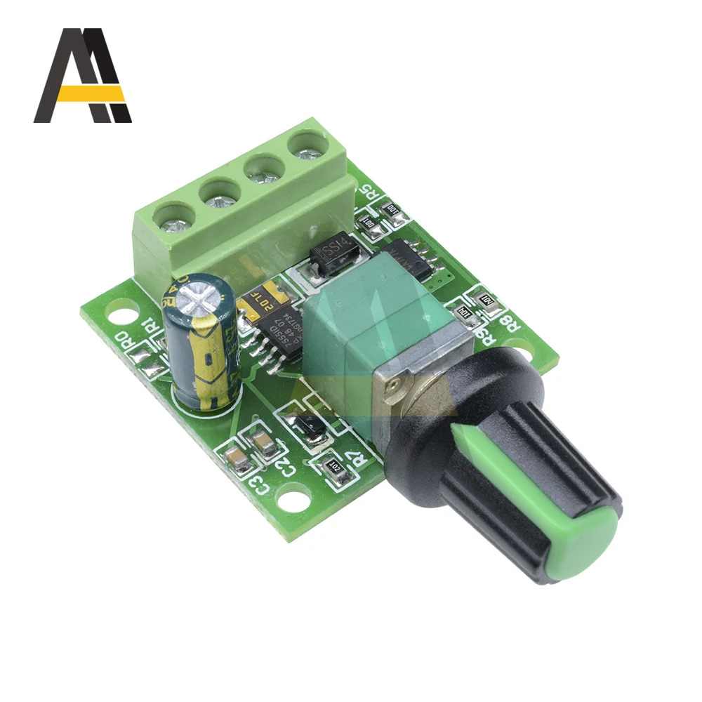 Velocidad del motor de CC PWM ​ ​ Regulador 1,8 V 3V 5V 6V 12V 2A 1803BK PWM Controlador de velocidad del motor Interruptor regulador de velocidad del motor de bajo voltaje