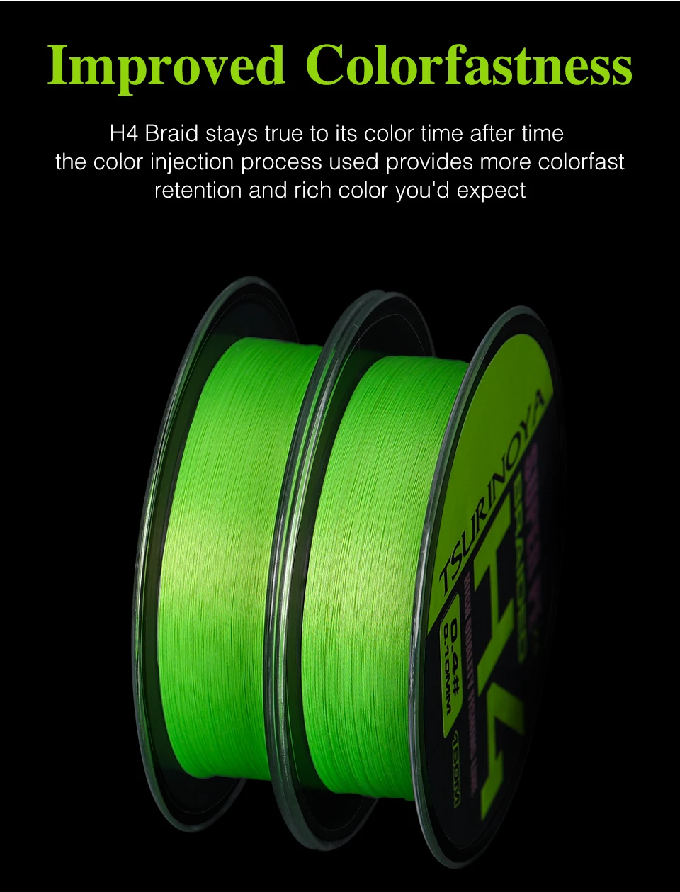 Tsurinoya 4 webt pe Angelschnur h4 4-8lb 150m leichtes Spiel Forellen spiel Long Casting 4 Strang geflochtene glatte Multi filament schnur – Detail 6