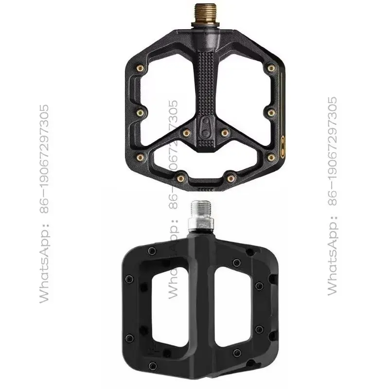 321654 Bicycle Pedals - Platform Bicycle Titanium Pedals, Minimum Contour, Adjustable Grip