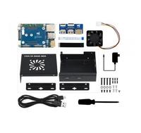 Waveshare CM4-IO-BASE-Acce C CM4-IO-BASE-BOX-A + USB HDMI Adapter, for Raspberry Pi Compute Module 4