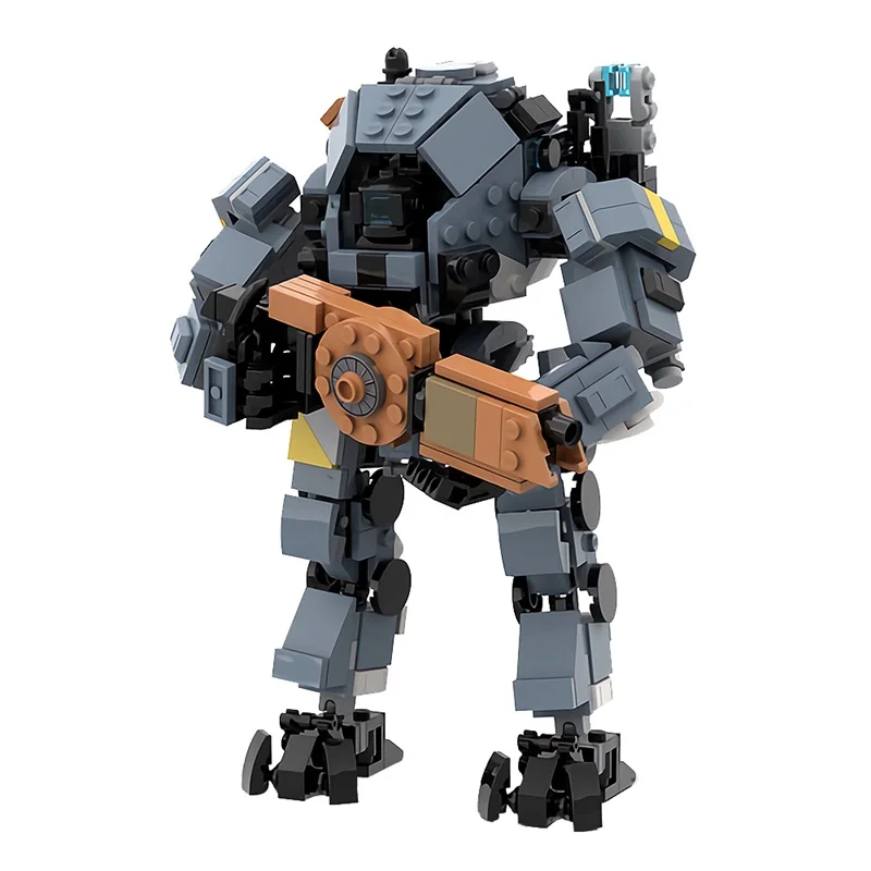 MOC Game Titanfall Lon Model Building Blocks Fighting Mecha Robot Doll Assembled Bricks Toy Creative Children's Birthday Gift