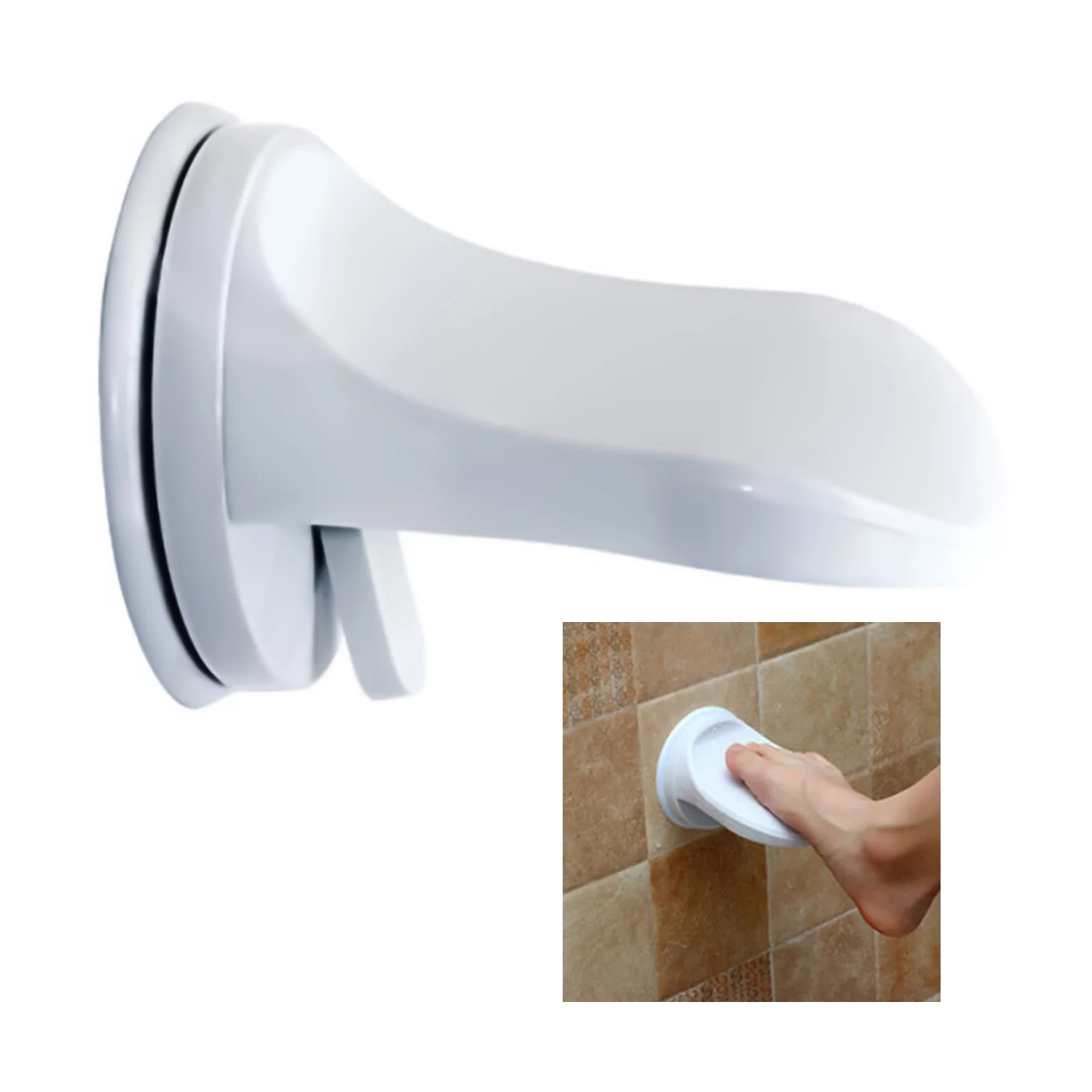 

Bathroom Shower Foot Rest Shaving Leg Step Aid Grip Holder Pedal Step Suction Cup Non Slip Foot Pedal Wash Feet Shower Foot Rest