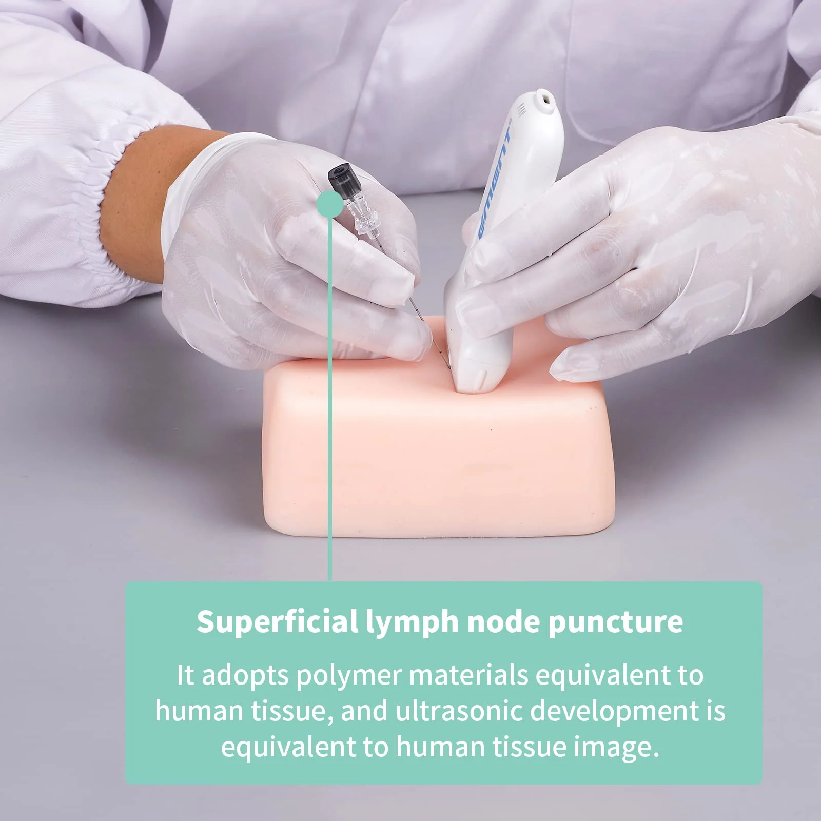 Ultrasonic Puncture Phantom Superficial Lymph Node biopsy Small Lesion Localization Practice Kit Training Teaching Demonstration