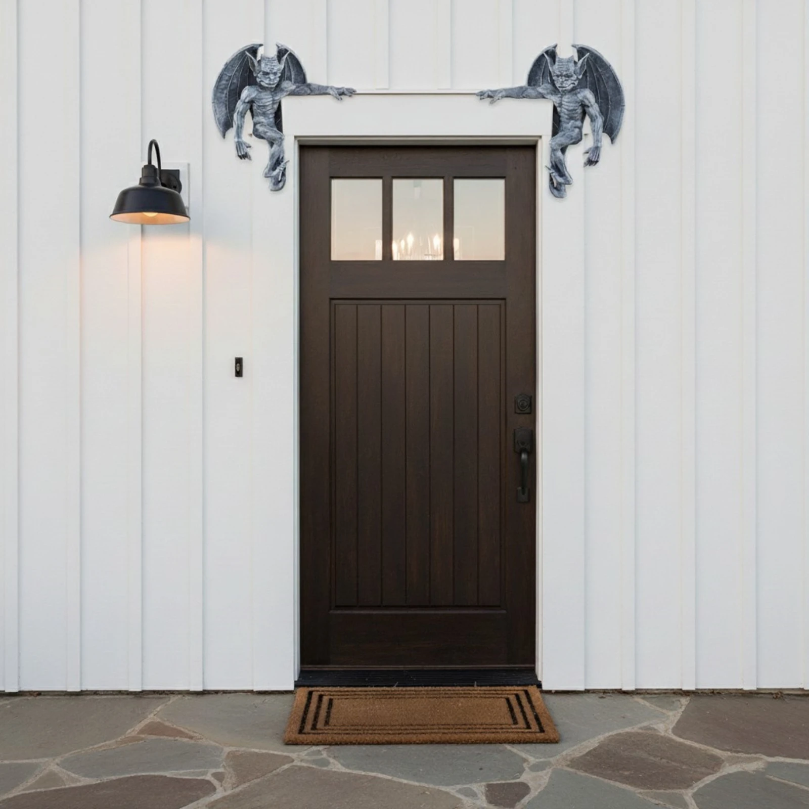 

Готический стиль, орнамент призрака, семейная жуткая дверная рама, декоративная статуя призрака, настольная креативная фигурка призрака из смолы, украшение