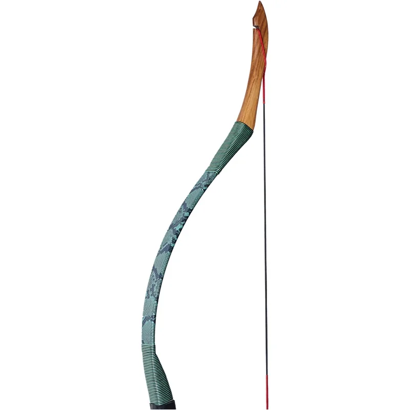 Toparchery Traditional Bow 20-50lbs Archery Recurve Bow Wooden Bow For Outdoor Game Shooting Hunting Accessories