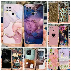 For Xiaomi Redmi 10C Case Redmi 10 Power Phone Cover Fashion Marble Silicone Clear TPU Soft Funda For Xiomi Redmi 10C 10 C Coque