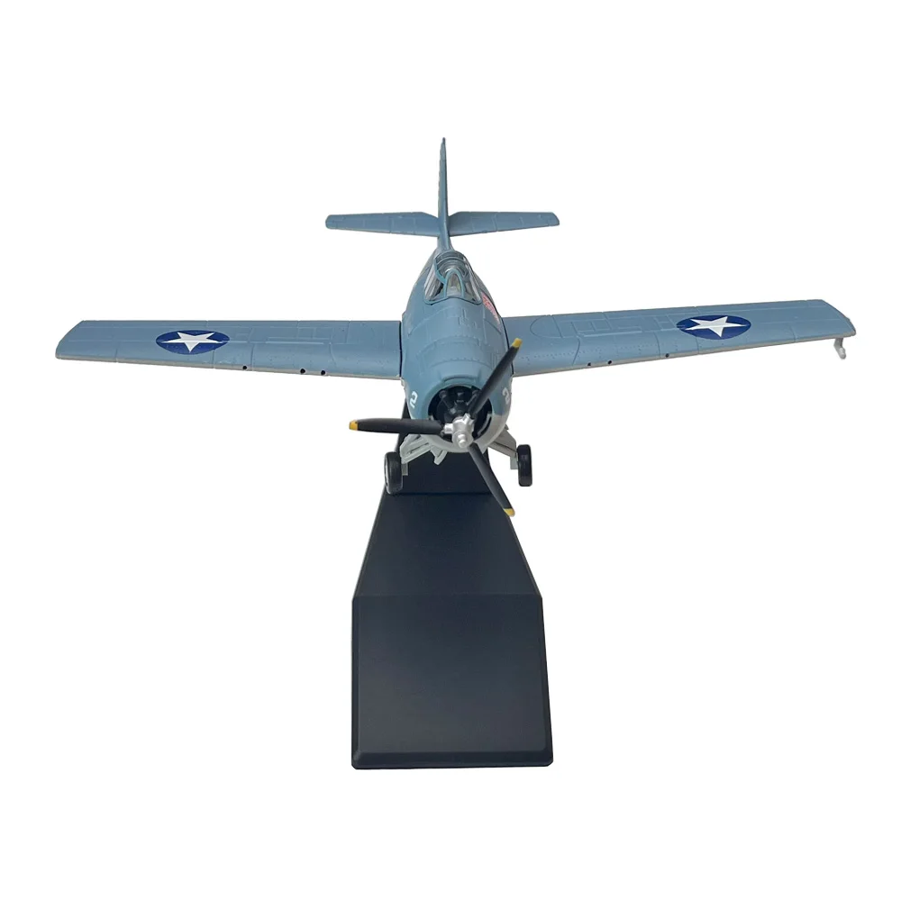 1/72 skala US Grumman F4F Wildcat Fighter Diecast pesawat logam Model pesawat terbang koleksi anak-anak hadiah ornamen mainan