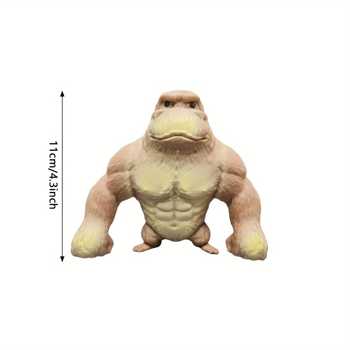 لعبة غوريلا المضحكة القابلة للتمدد - زخرفة سطح المكتب المرنة المقاومة للقلق #3