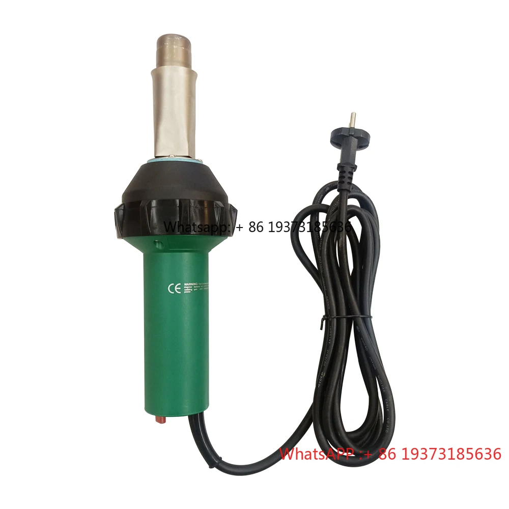 Máquina de soldadura de aire caliente de calor de mano de 1600W para materiales impermeabilizantes de revestimiento de piscina de lona de PVC