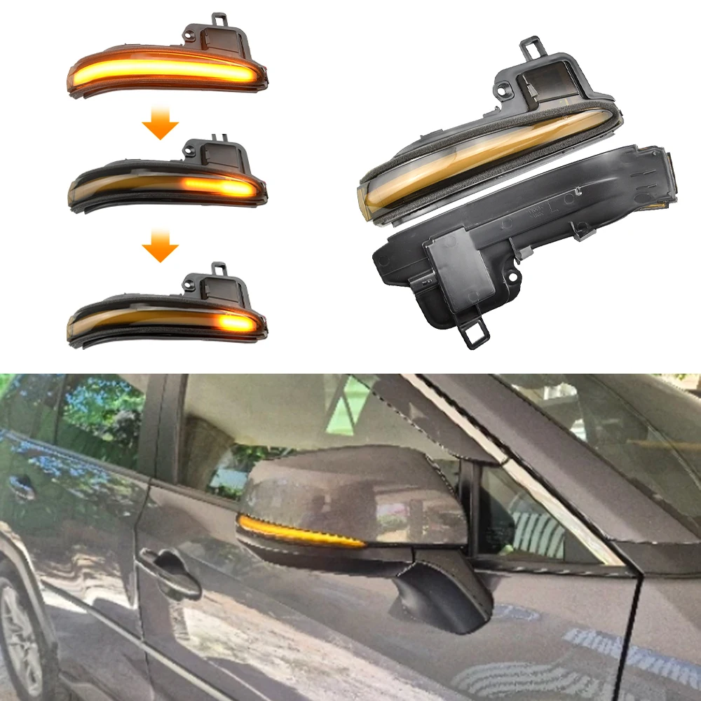 2PCS LED Side Mirror Dynamic Turn Signal Lights Lamp Fit for Toyota RAV4 XA50 2019 2020 Fit for Toyota Highlander XU70 2020 - view 5