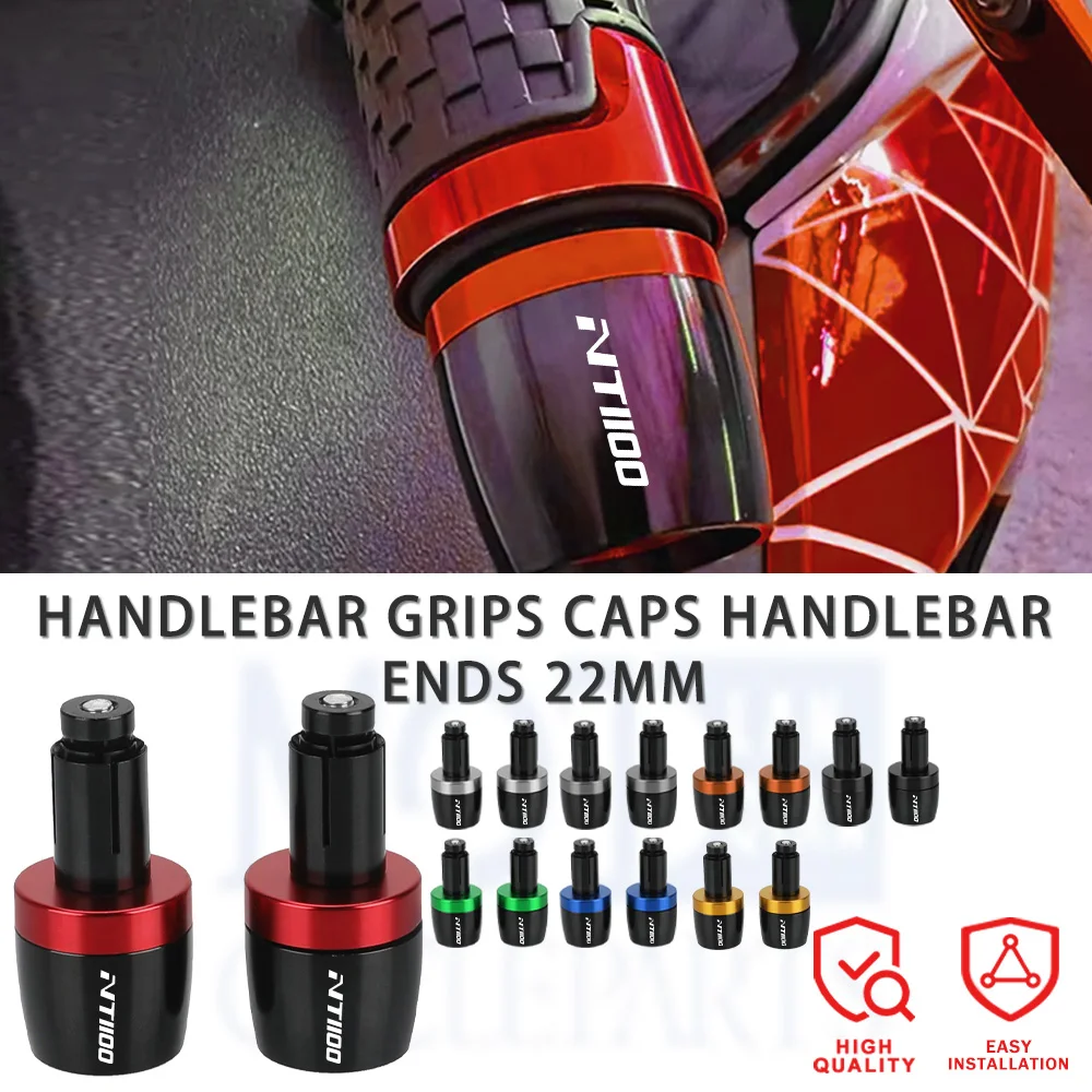 

For HONDA NT1100 NT 1100 2021 2022 2023 NT1100 Motorcycle Handle Bar End Handlebar Grips end Cap Plug Slider Counterweight cover