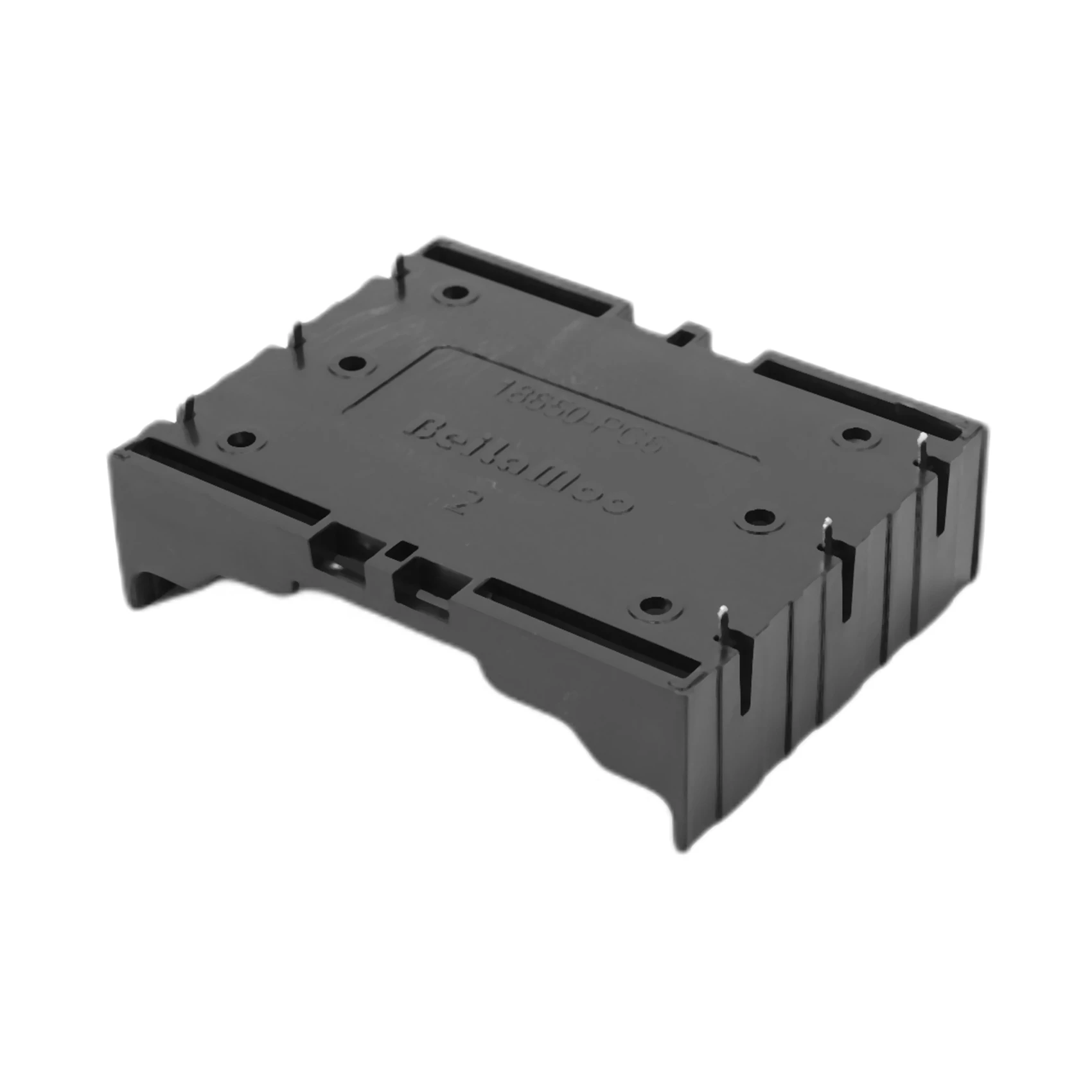 Classic-10 Pcs Black Plastic 3 X 3.7V 18650 Batteries 6 Pin Battery Holder Case