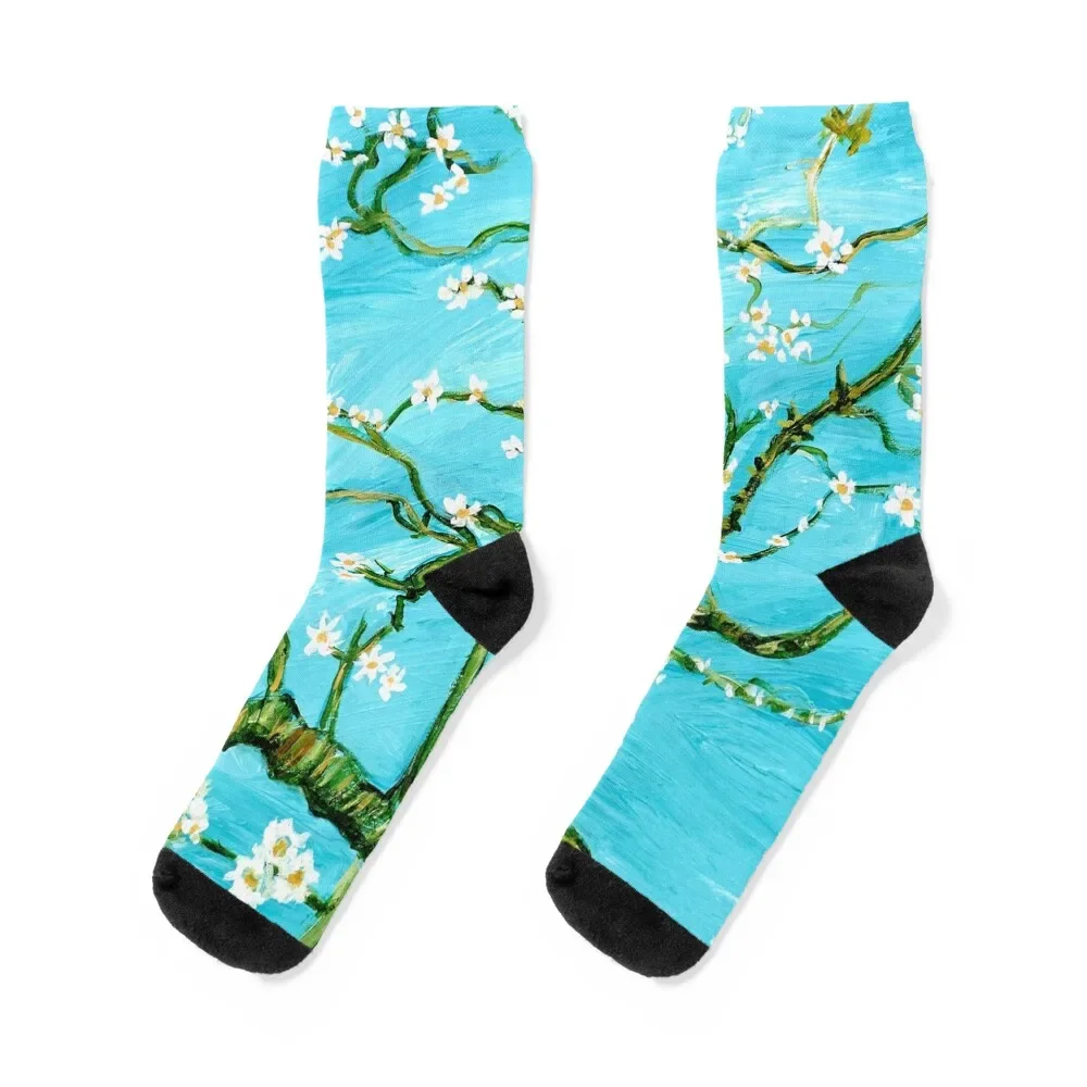 

Миндальные цветы - Homage to Van Gogh Носки компрессионный аниме комплект велосипедные женские носки мужские