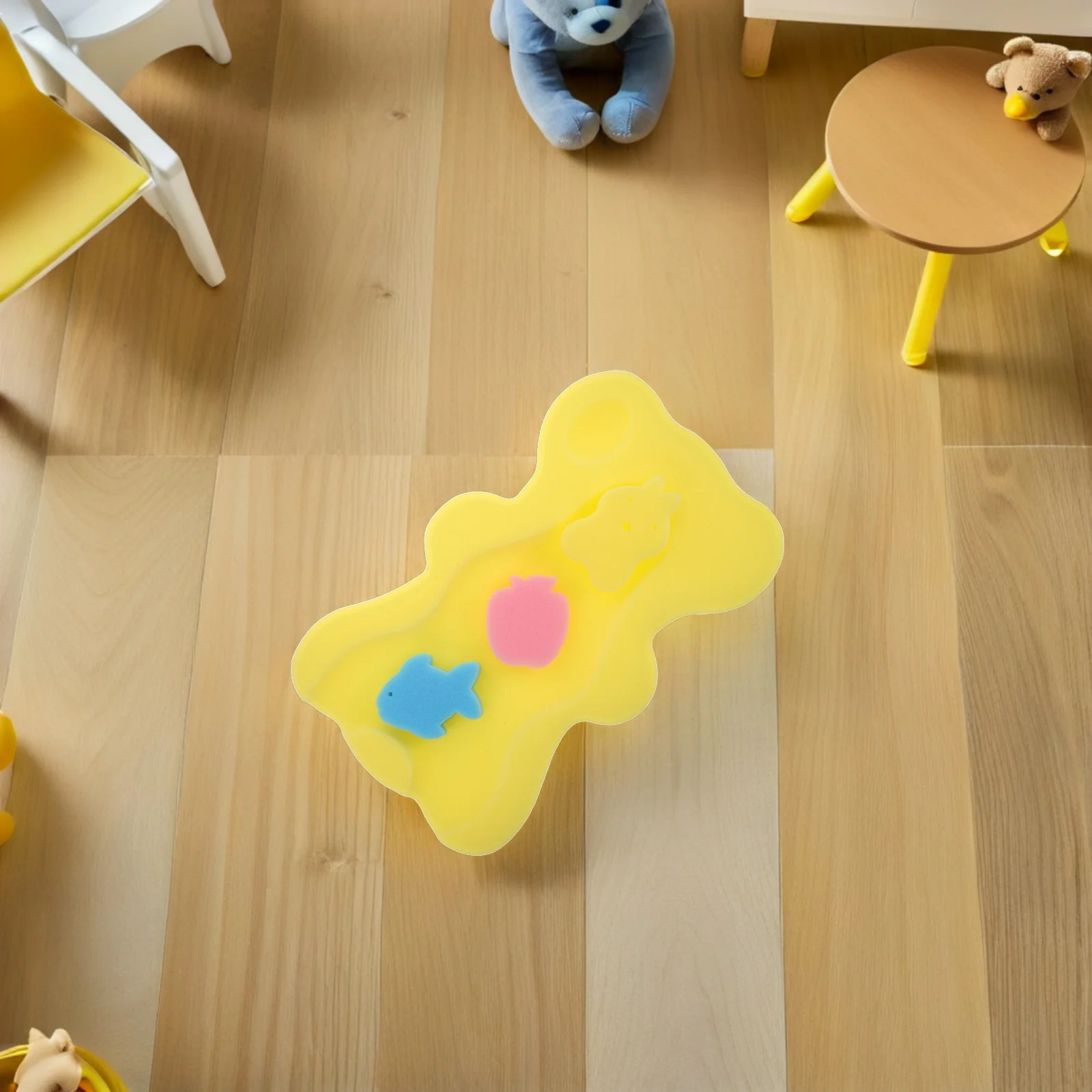 

Baby Bath Cushion Thick Sponge Pad Newborn Infant Tub Support Soft Non Slip Bath Mat Baby Mattress Infant Tub Insert