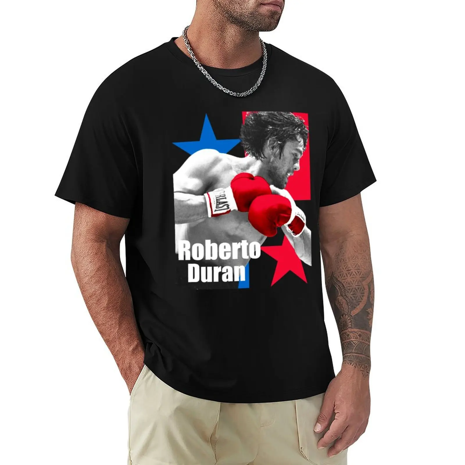 Dedicated to Roberto Duran T-Shirt Work Short Sleeve Cotton Top