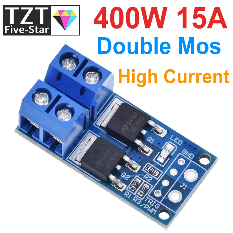 TZT 15A 400W MOSFET spust moduł napędowy Regulator PWM panelu sterowania