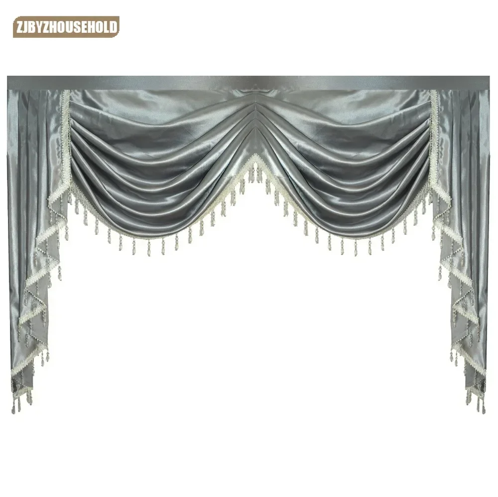 

Curtain Valance Swag Lambrequin for Living Dining Room Bedroom Luxury Style Window Swag European Royal Stylecustomize