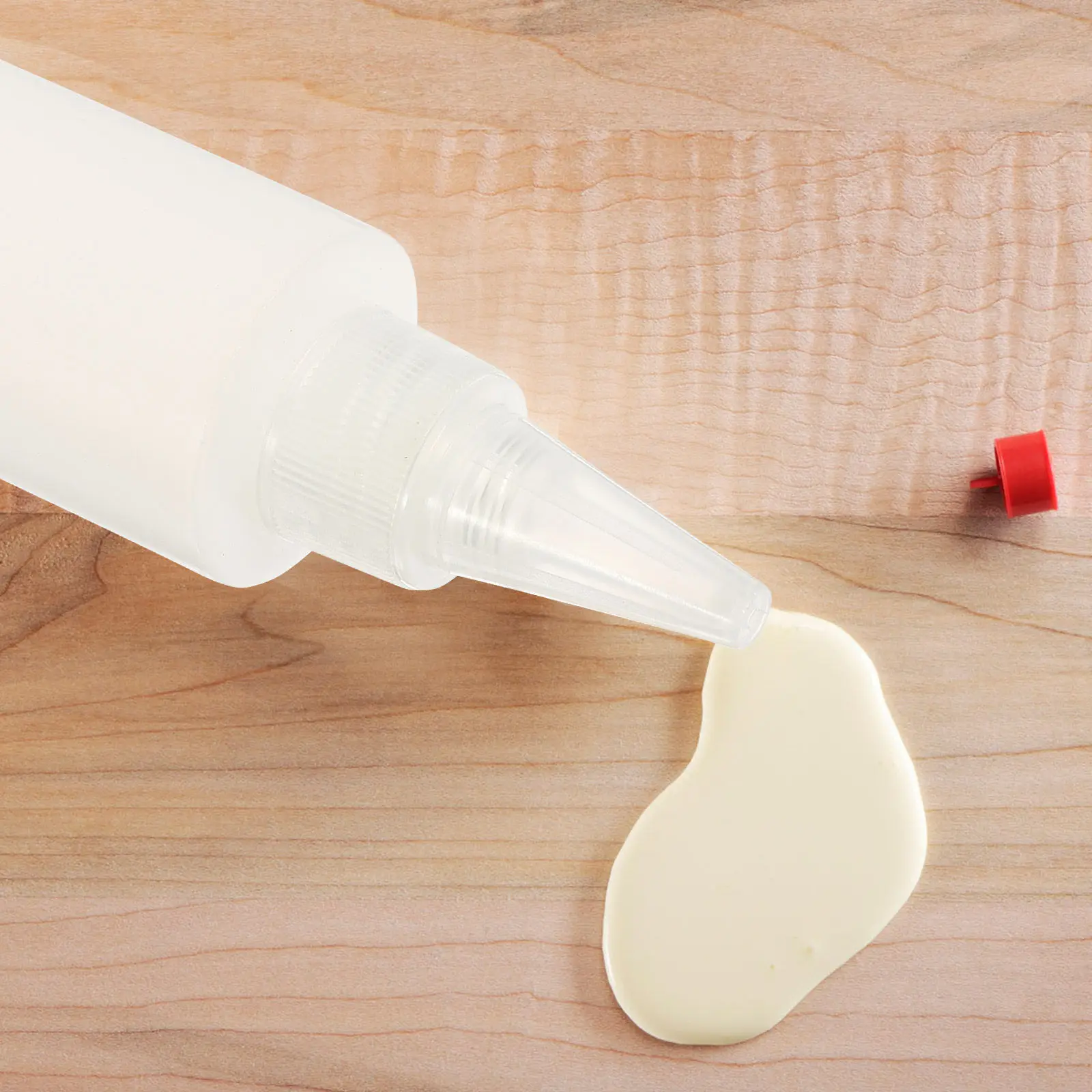 

100Pcs Squeeze Pigment Bottles Pointed Nozzle Refillable Translucent Plastic Dispensing Bottles for Acrylic Paint Glue Tie Dye