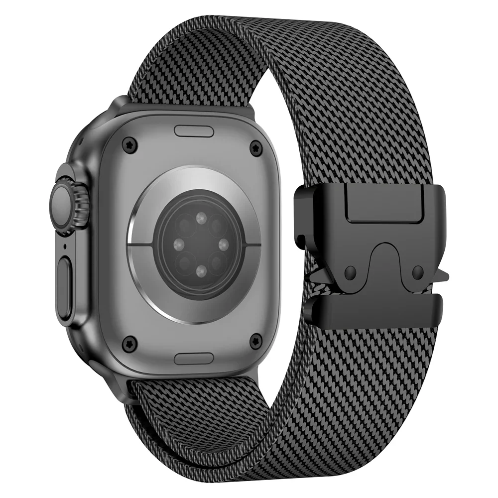 Titanium Milanese Loop For Apple watch Ultra 2 49mm Series 10 9 8 7 6 5 4 SE 46mm 42mm 41mm 45mm 44mm 38-40mm Straps Accessories