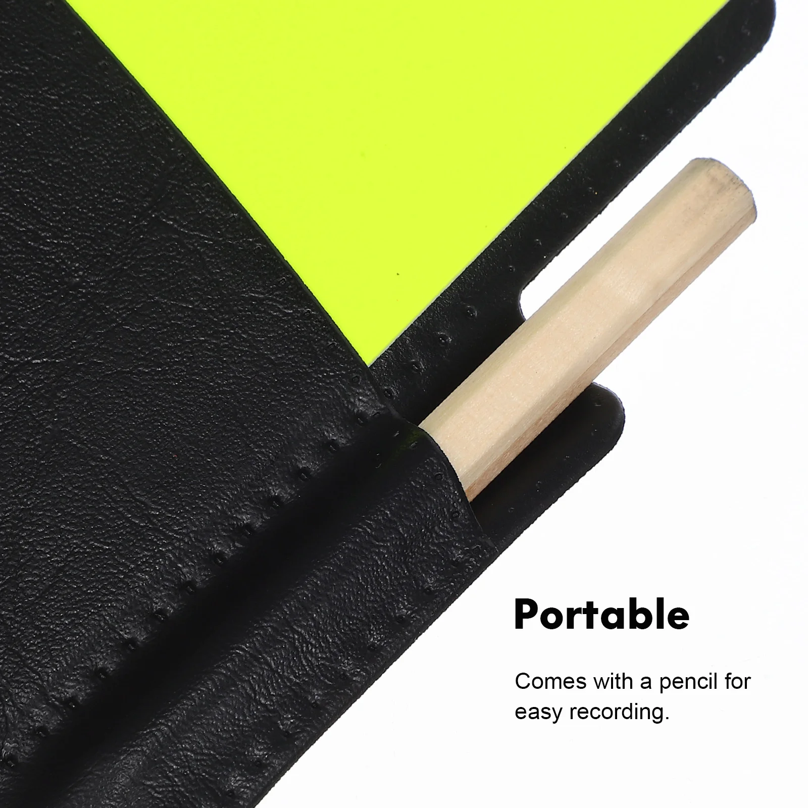 

1Set Referee Cards Set Red Yellow Cards Whistle Scorebook Portable Wallet Standard Referee Kit Soccer Match Use