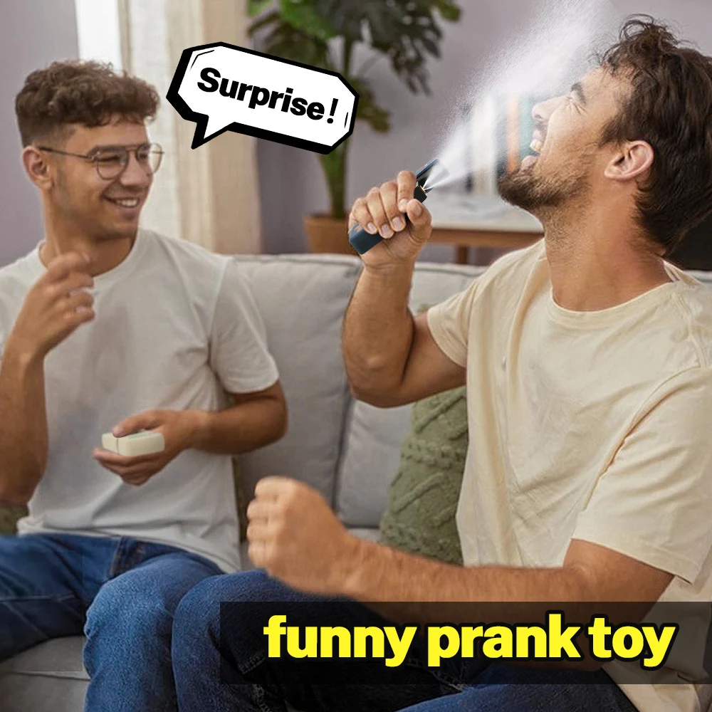 2PCS Neuheit Gag Spielzeug Praktische Witze Lustige Spray Wasser Streich Leichter Spielen Wasser Familie Summen Pool Party Streich Spiel für Erwachsene