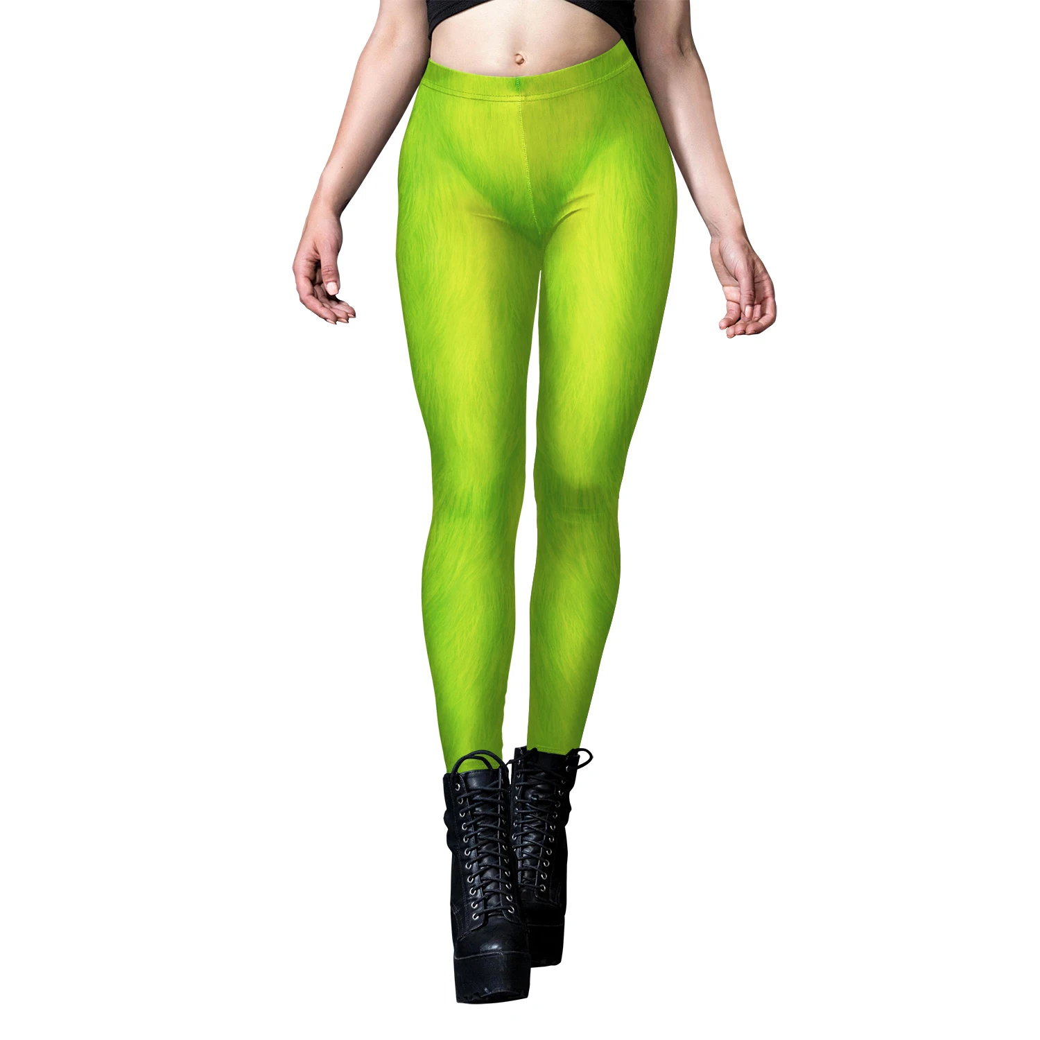 Autumn Winter New Season Wearable Women's Tight Pants With High Waist And Sexy Faux Texture Long Pants With Leggings Christmas