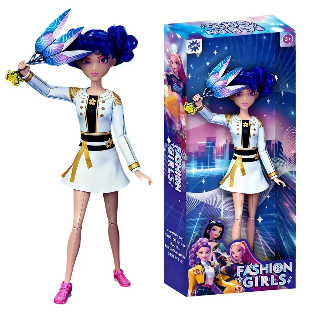 Lalka KPOP Hunting Witch Group - Rumii, Mira, Zoe |   Figurka kolekcjonerska z PVC, ruchoma, zabawka