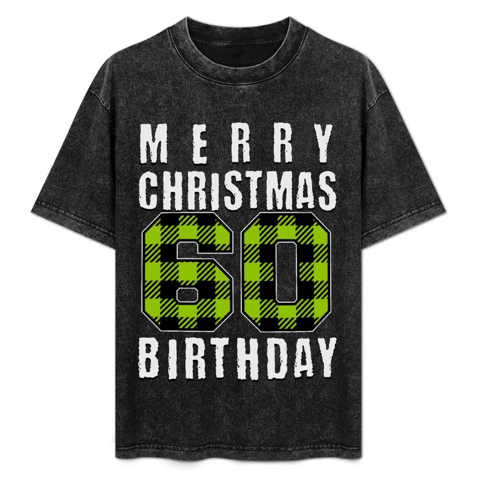 Merry Christmas 60 Birthday T-Shirt blanks anime stuff Men's t shirts