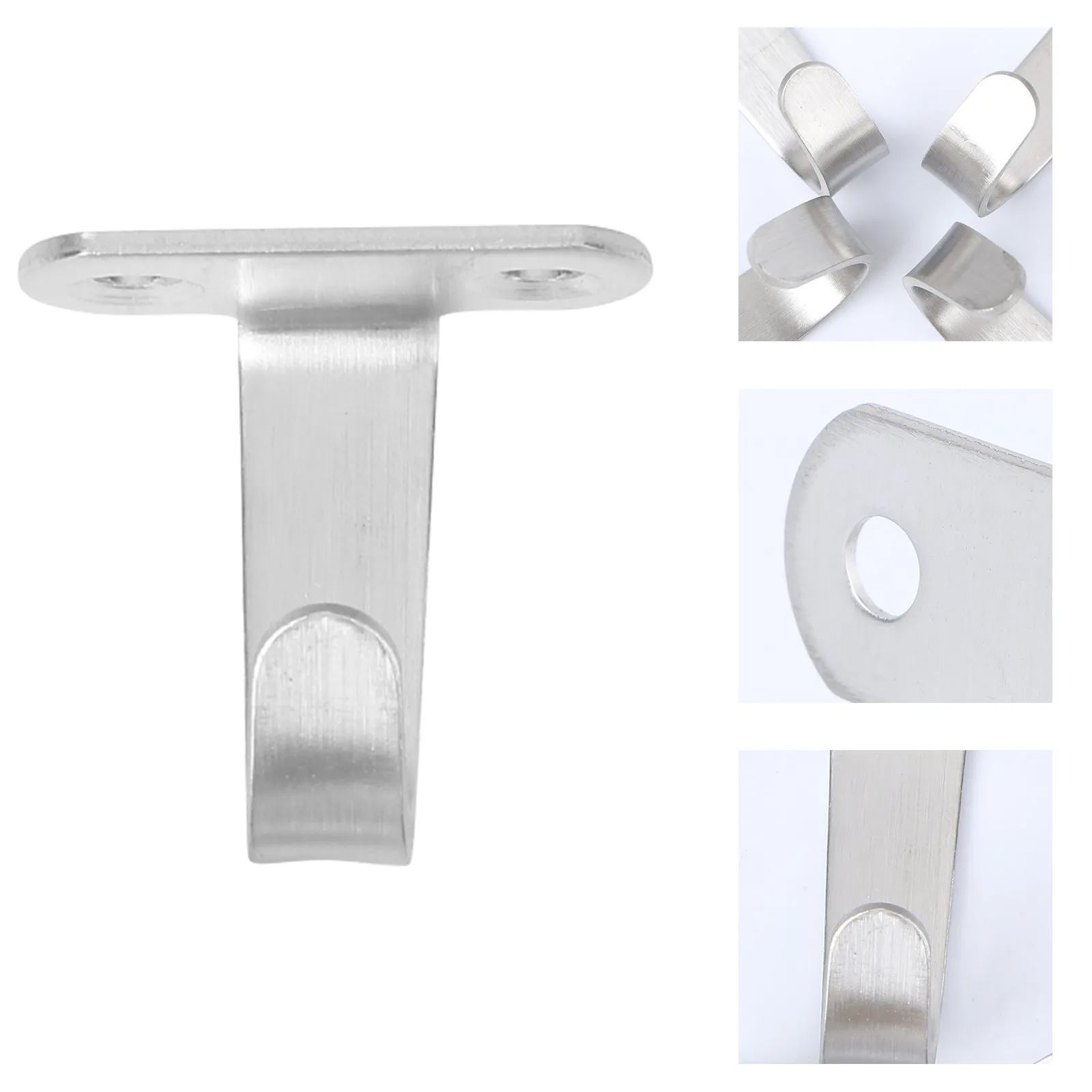 12pcs Overhead Strong Iron Ceiling Hooks Small Size Cabinet Floor Porch Wardrobe Lantern Mosquito Net Elephant Trunk Shaped