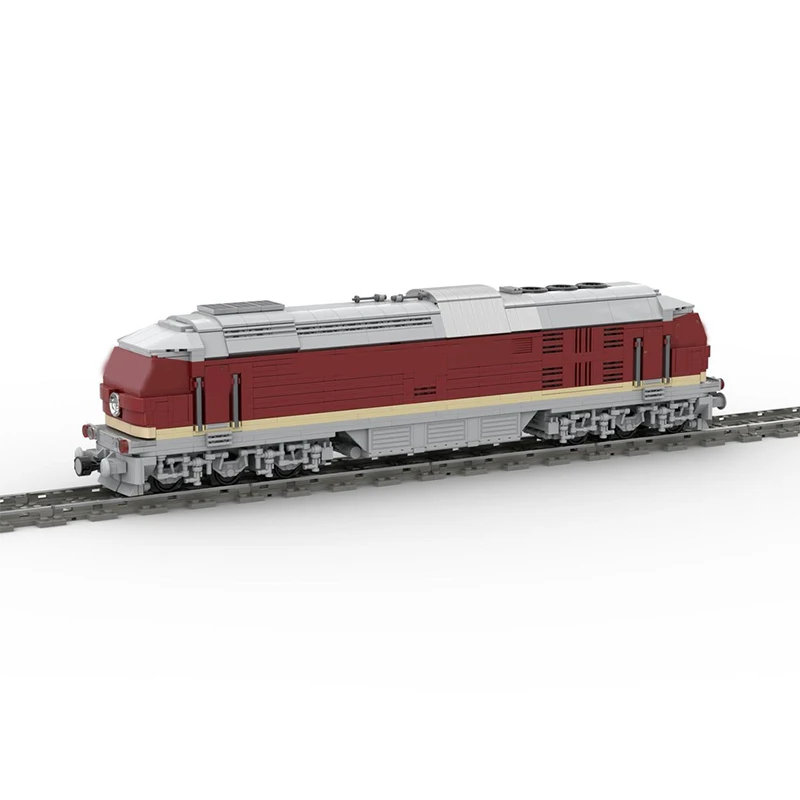 NEW 1652 PCS MOC Diesel Locomotive BR132 V2 Custom Train Model Building Blocks DIY Assembly Educational Toy Gift for Collection