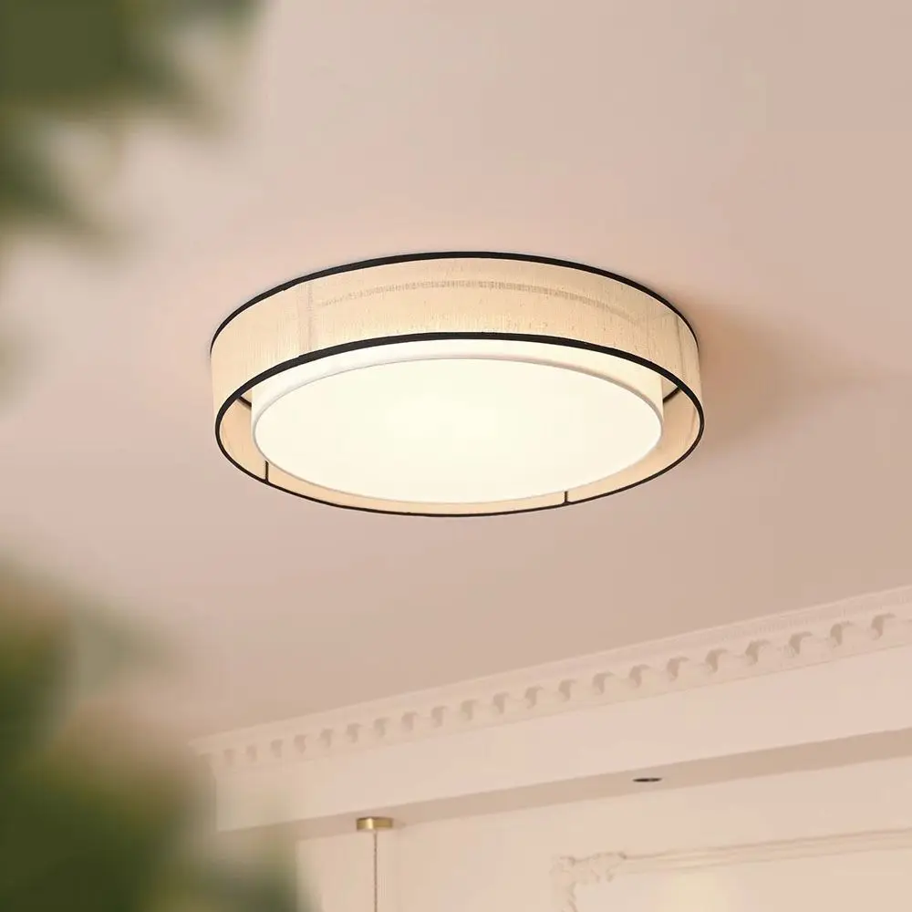 Medieval style bedroom ceiling light retro wabi advanced sense Nordic modern simple living room study chandelier