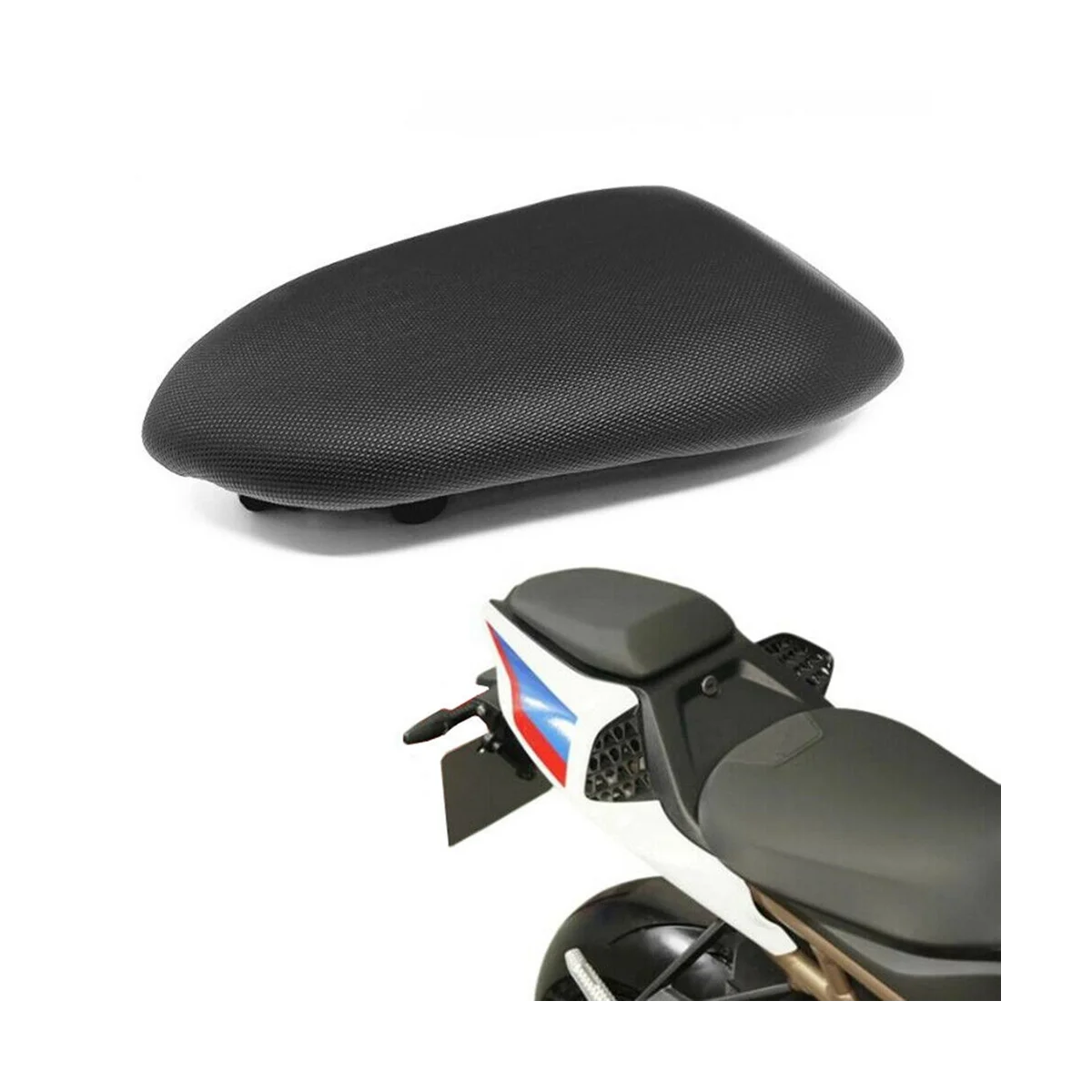 Motorcycle Rear Passenger Cushion Saddle Seat Comfort for BMW S1000RR S1000 RR M1000RR 2019 2020 2021 2022