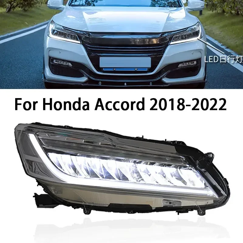 

Car Headlight for Honda Accord G9.5 LED Headlight 2018-2022 Headlights Accord DRL Turn Signal High Beam Angel Eye Projector Lens